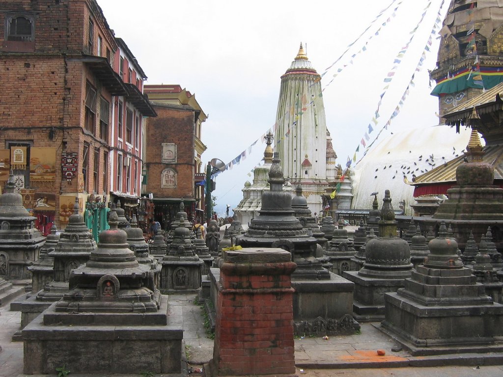 10-Dozens of small stupas.jpg - Dozens of small stupas